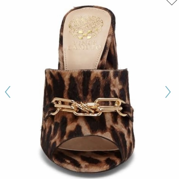 Vince Camuto Leopard Heel Sandal - Picture 4 of 8